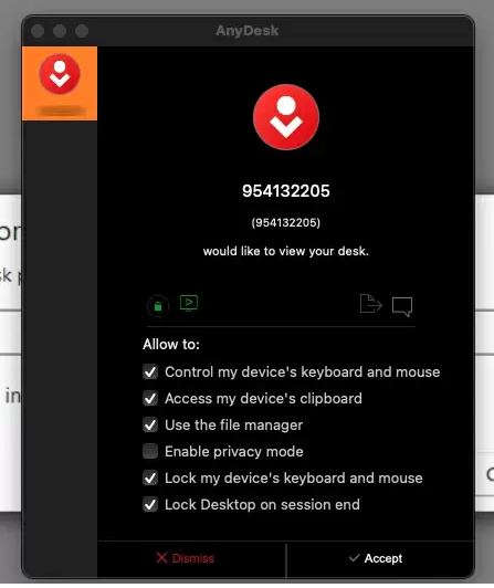 رفع مشکل قطع شدن AnyDesk با تایید کردن UAC